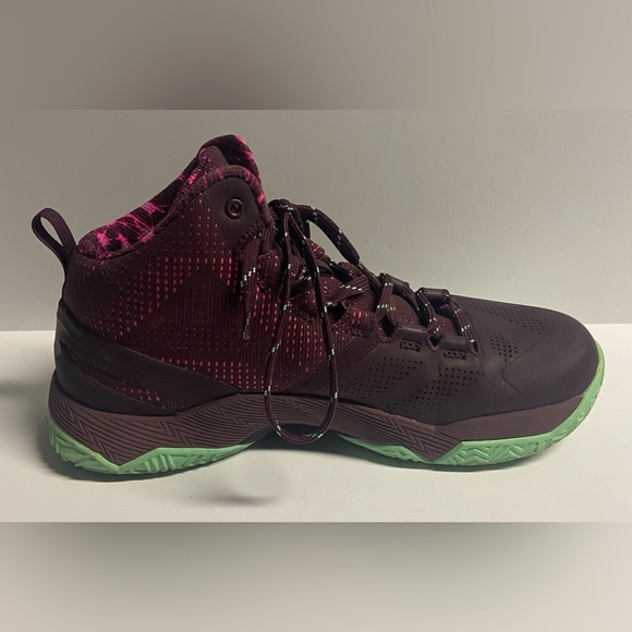 Under Armour Stephen Curry’s Purple and Pink High Top size 6Y - Picture 4 of 6